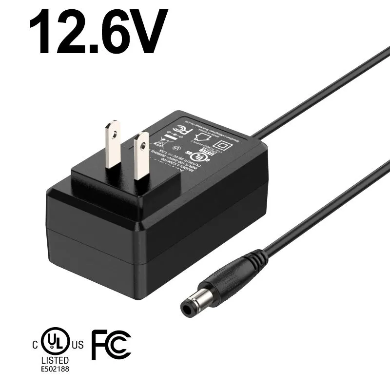 Adaptateur d'alimentation électrique pour scooter électrique à montage mural 12,6 V 2 A