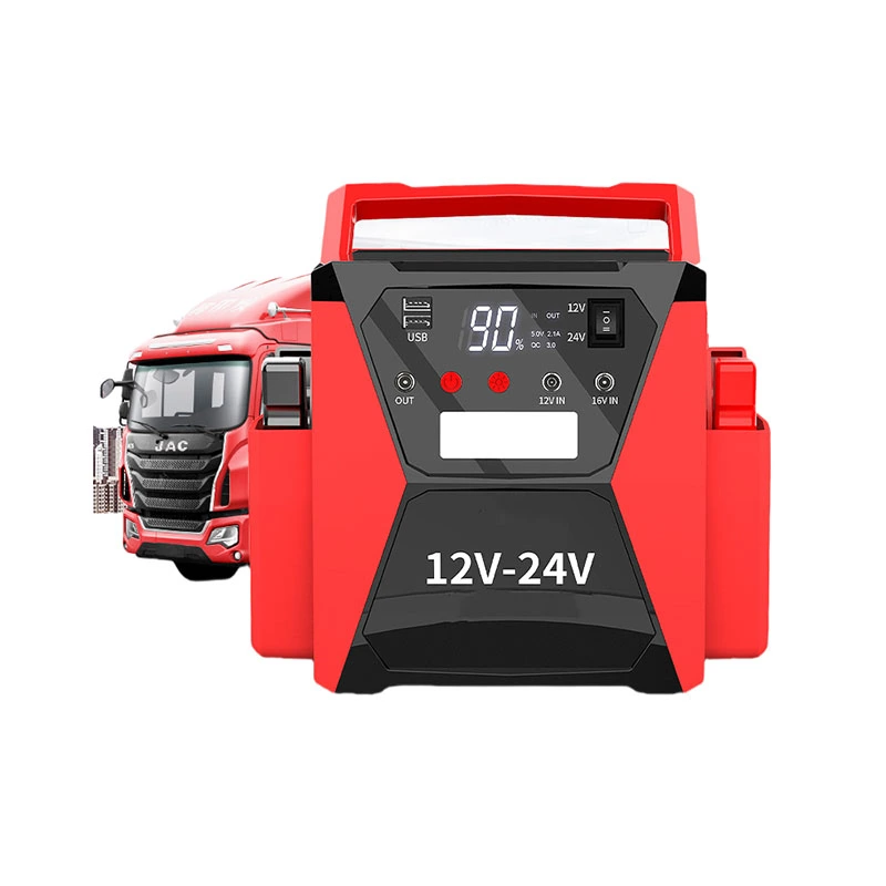 Chargeur de batterie intelligent de démarreur de saut de voiture 12V/24V