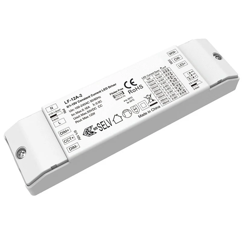 Driver LED à intensité variable 12 W à courant constant 0-10 V CCT