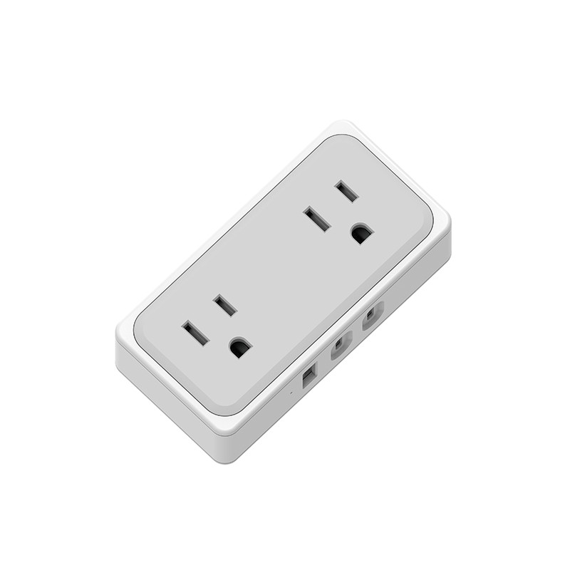 2 sorties US Wall Power Strip