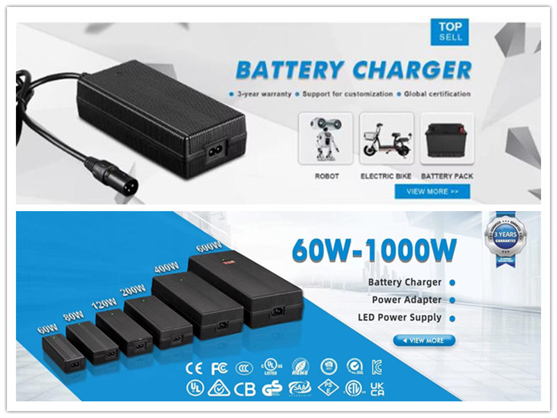 Chargeur de batterie au lithium de bureau