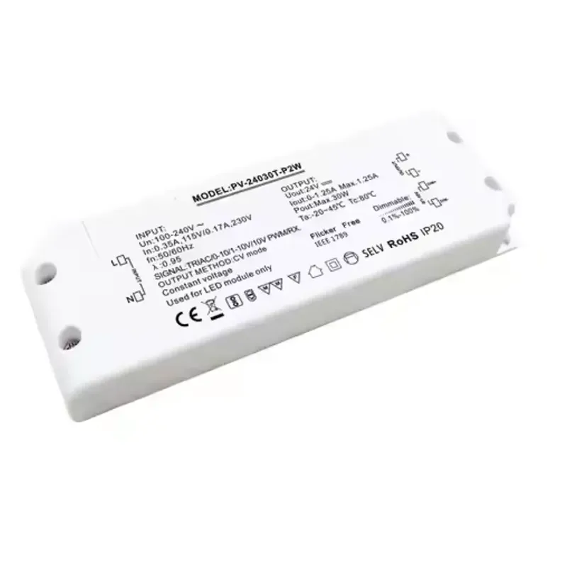 Pourquoi le driver LED à gradation Triac à tension constante de 30 W est-il le choix optimal pour les solutions d'éclairage modernes