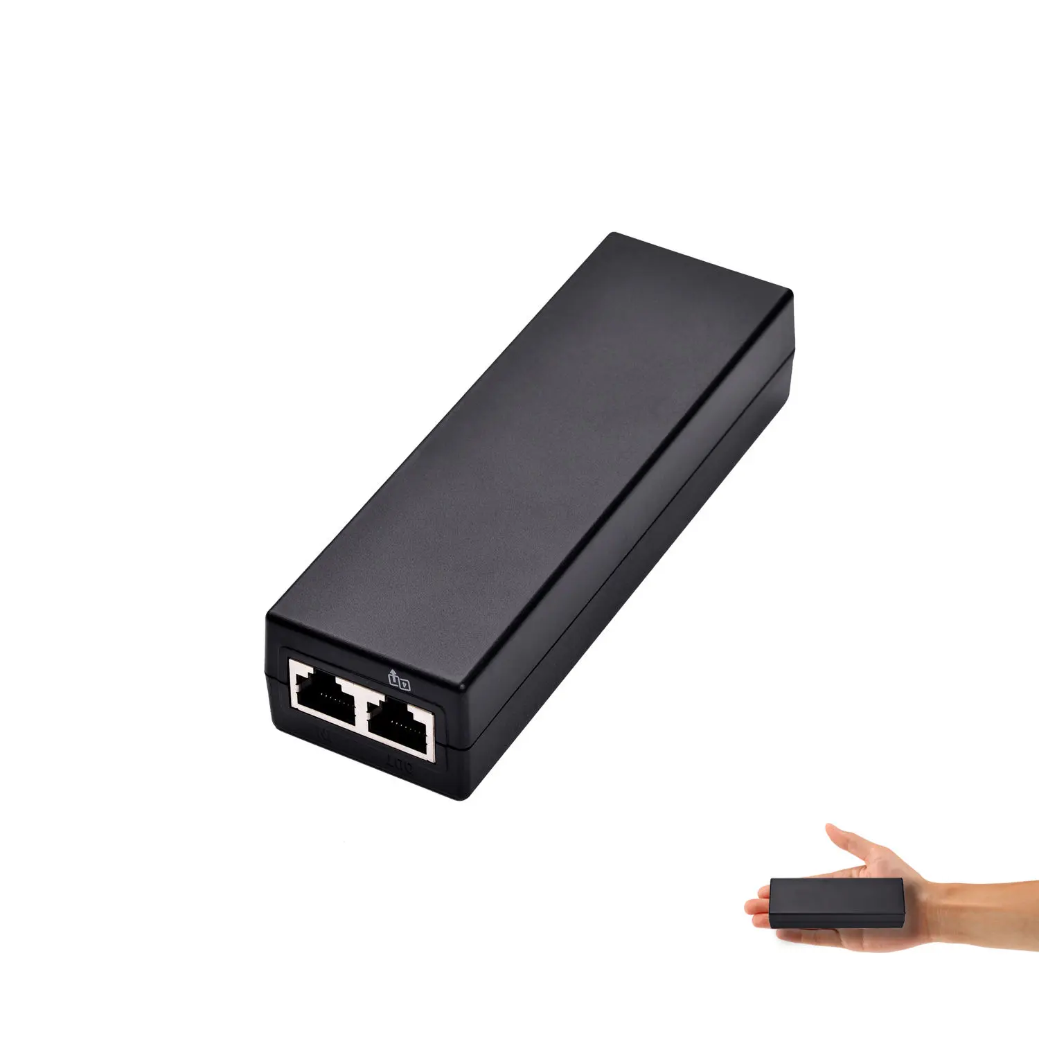 Injecteur PoE Gigabit Ethernet 802.3afat 48V 30W 1000Mbps