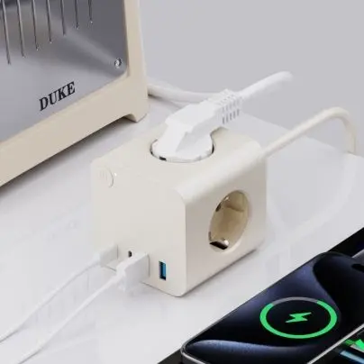 Multiprise UE avec prises secteur USB 3 PD 25 W